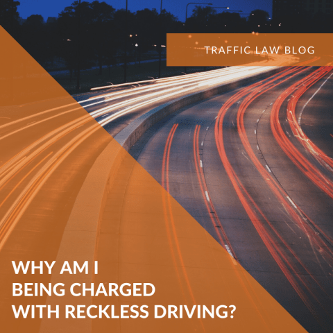 Why Am I Being Charged With Reckless Driving in Virginia?