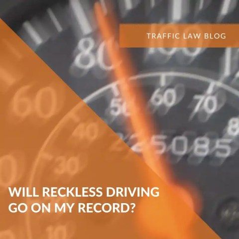 Will Reckless Driving Go On My Record?