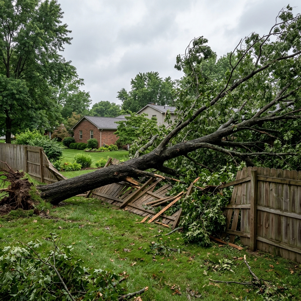 Who Pays When a Neighbor’s Tree Falls on Your Fence?