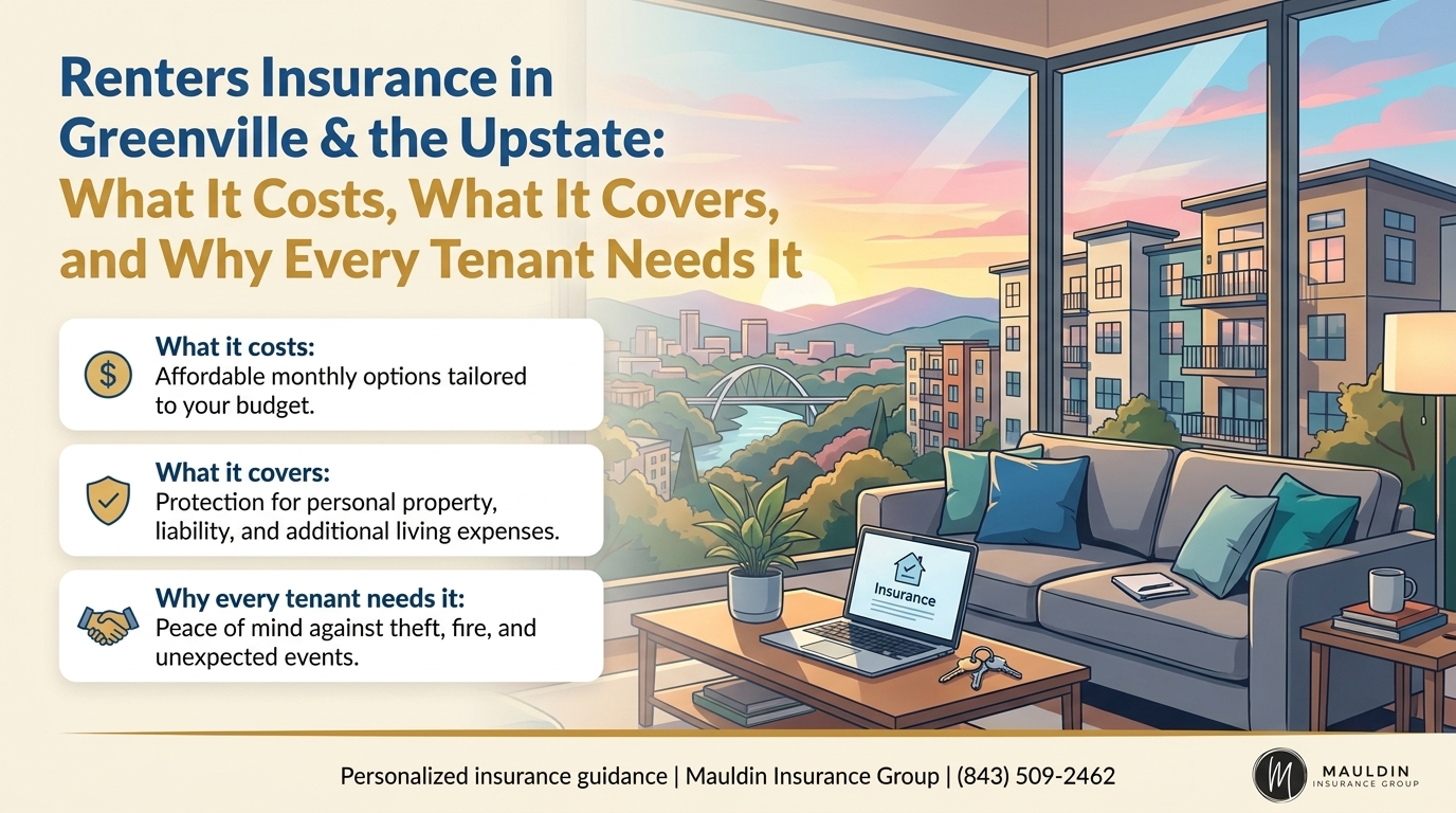 Renters Insurance in Greenville & the Upstate: What It Costs, What It Covers, and Why Every Tenant Needs It