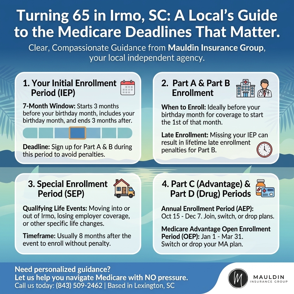 Turning 65 in Irmo, SC: A Local's Guide to the Medicare Deadlines That Matter
