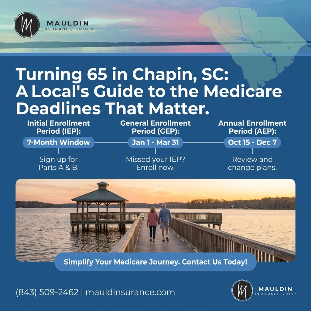 Turning 65 in Chapin, SC: A Local's Guide to the Medicare Deadlines That Matter