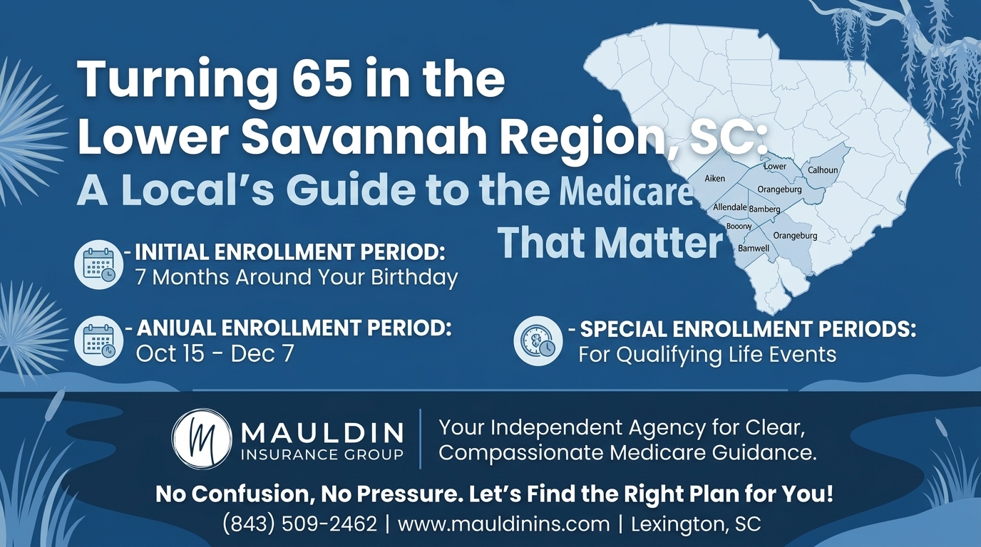 Turning 65 in the Lower Savannah Region, SC: A Local's Guide to the Medicare Deadlines That Matter
