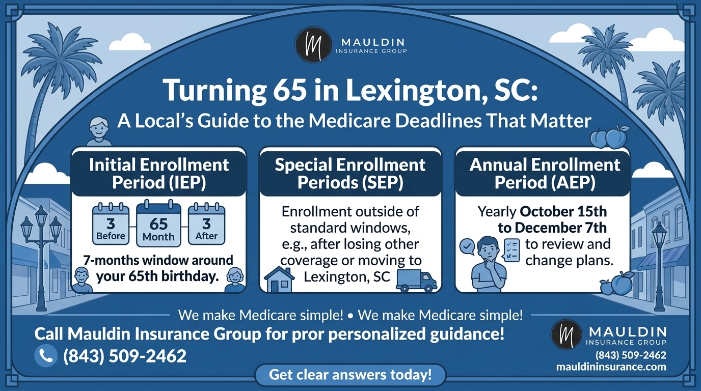 Turning 65 in Lexington, SC: A Local's Guide to the Medicare Deadlines That Matter