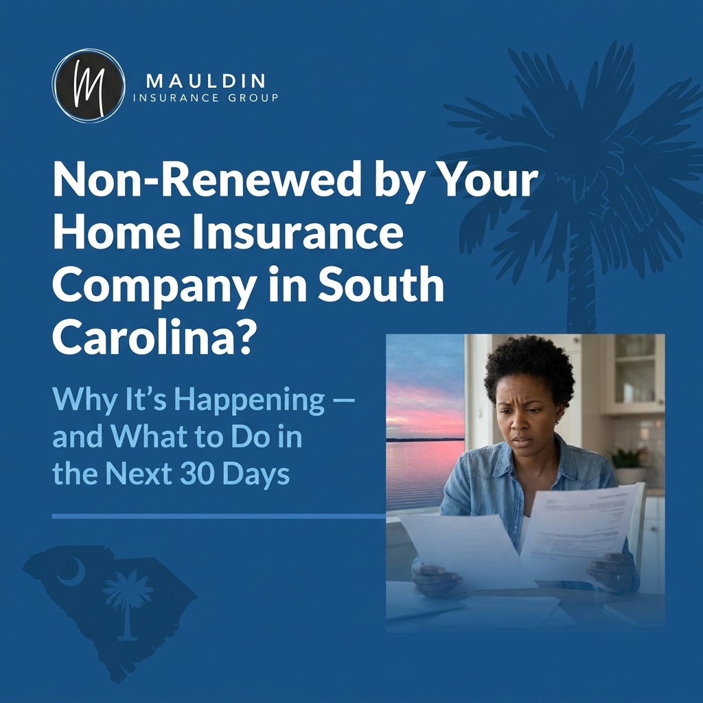 Non-Renewed by Your Home Insurance Company in South Carolina? Why It's Happening — and What to Do in the Next 30 Days