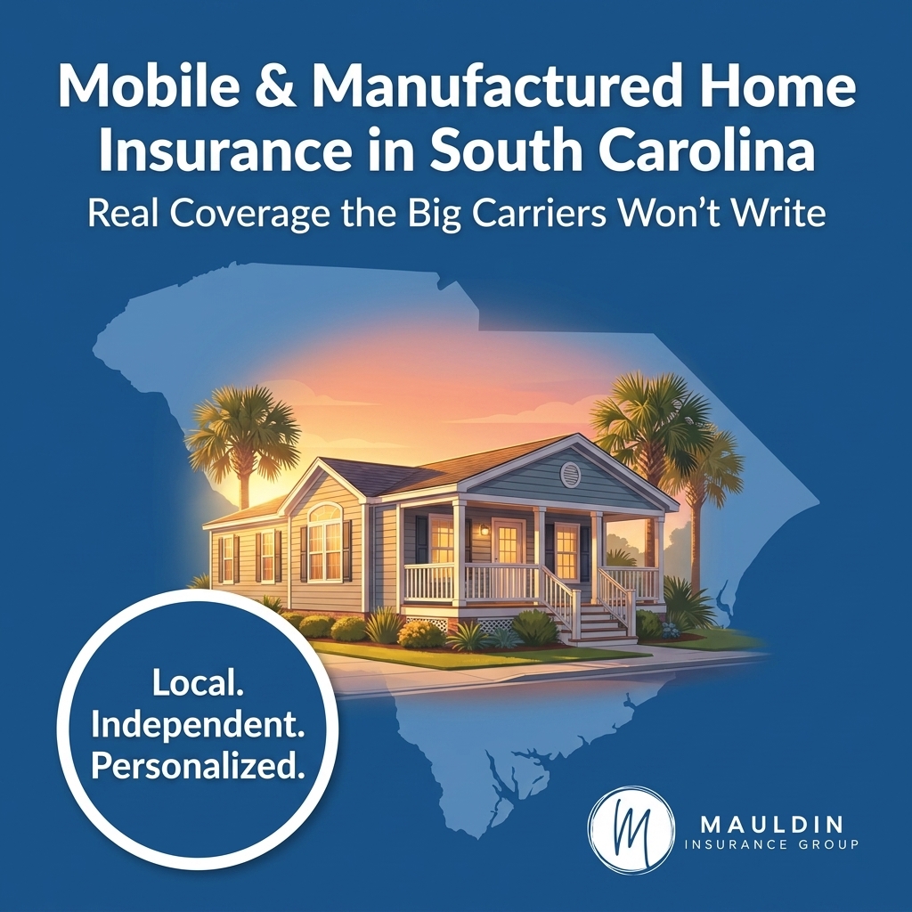 Mobile & Manufactured Home Insurance in South Carolina: Real Coverage the Big Carriers Won't Write