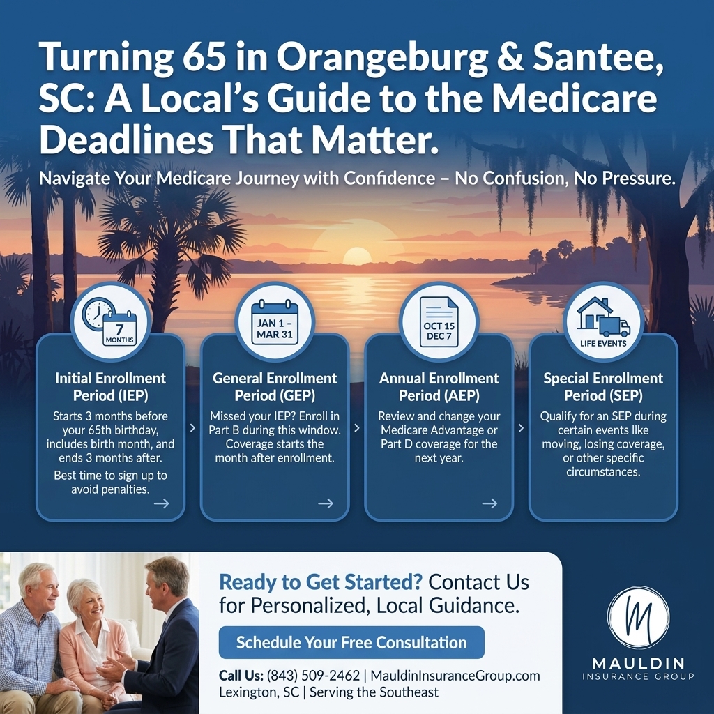 Turning 65 in Orangeburg & Santee, SC: A Local's Guide to the Medicare Deadlines That Matter