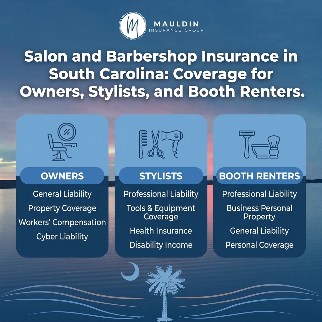 Salon and Barbershop Insurance in South Carolina: Coverage for Owners, Stylists, and Booth Renters
