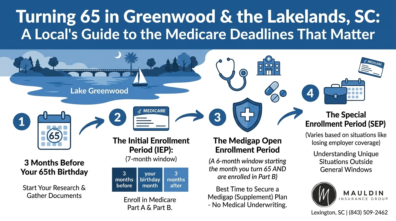 Turning 65 in Greenwood & the Lakelands, SC: A Local's Guide to the Medicare Deadlines That Matter