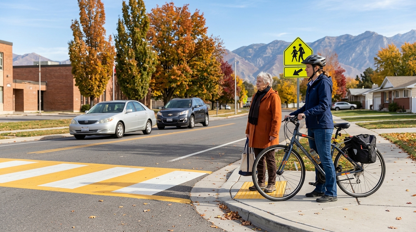 Pedestrian and Bicycle Accidents in Utah School Zones and Crosswalks