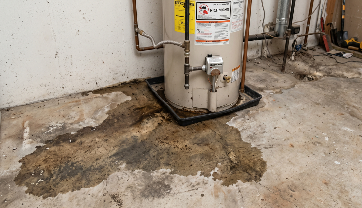 How a Small Water Heater Leak Can Quickly Turn Into a Disaster
