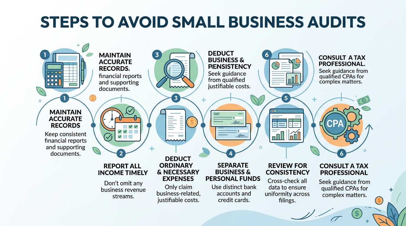 Steps To Avoid Small Business Audits