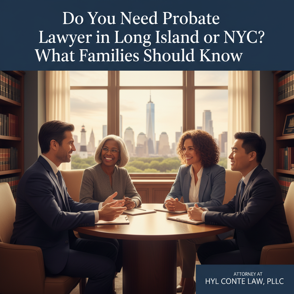 Do You Need a Probate Lawyer in Long Island or NYC? What Families Should Know
