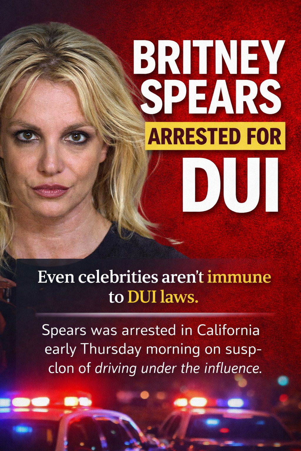 🚨 Even celebrities aren’t immune to DUI laws.