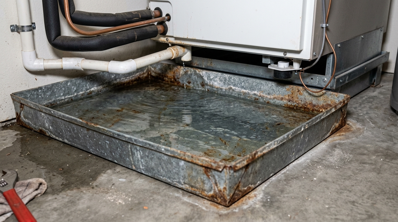 Why Is My AC Drain Pan Full of Water?
