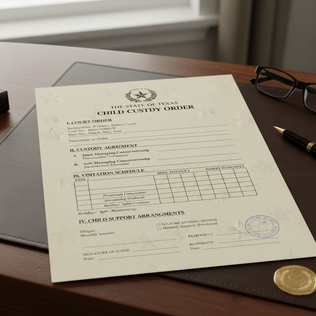 Child Custody in Texas — What “Joint Managing Conservatorship” Really Means