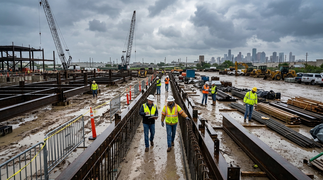 Houston Hurricane Season: Construction and Industrial Work Injuries After Severe Weather