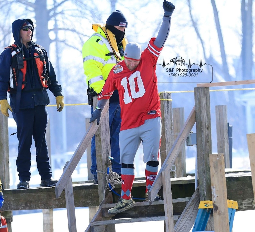 Participants and supporters at the United Way Polar Plunge event.