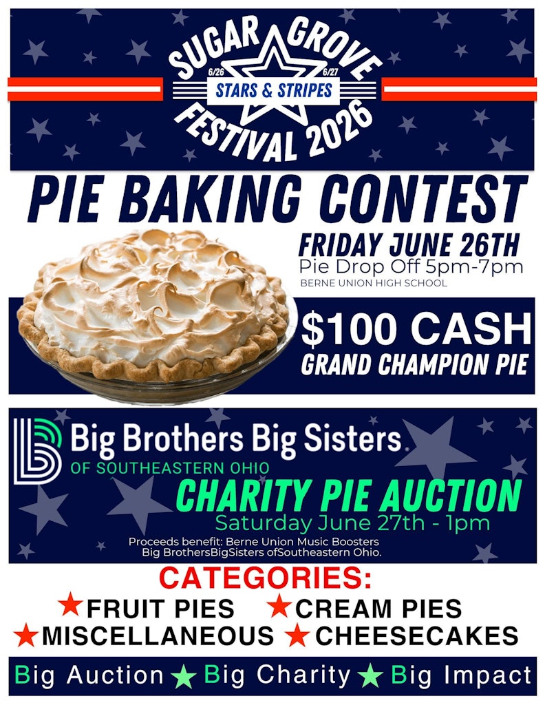 Sugar Grove Stars and Stripes Festival flyer