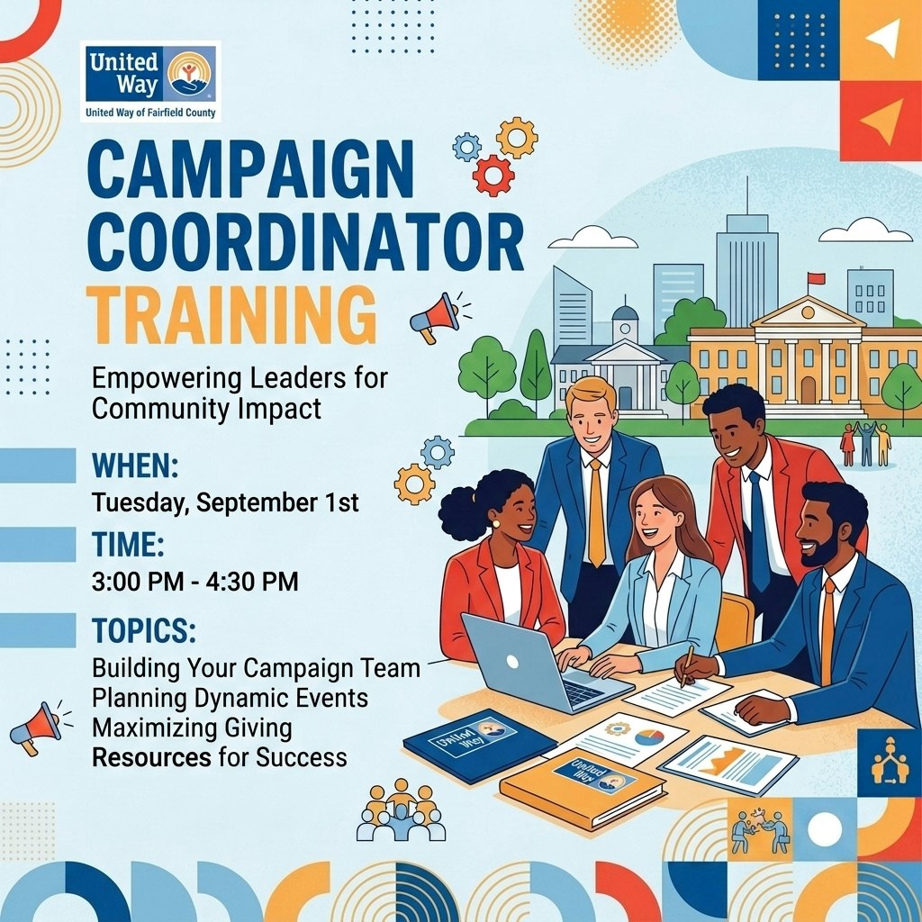 Campaign Coordinator Training on Tuesday, September 1st from 3:00 PM to 4:30 PM