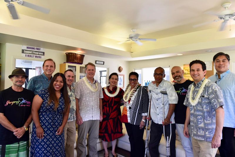 Congressional Delegation Visits Gregory House Programs