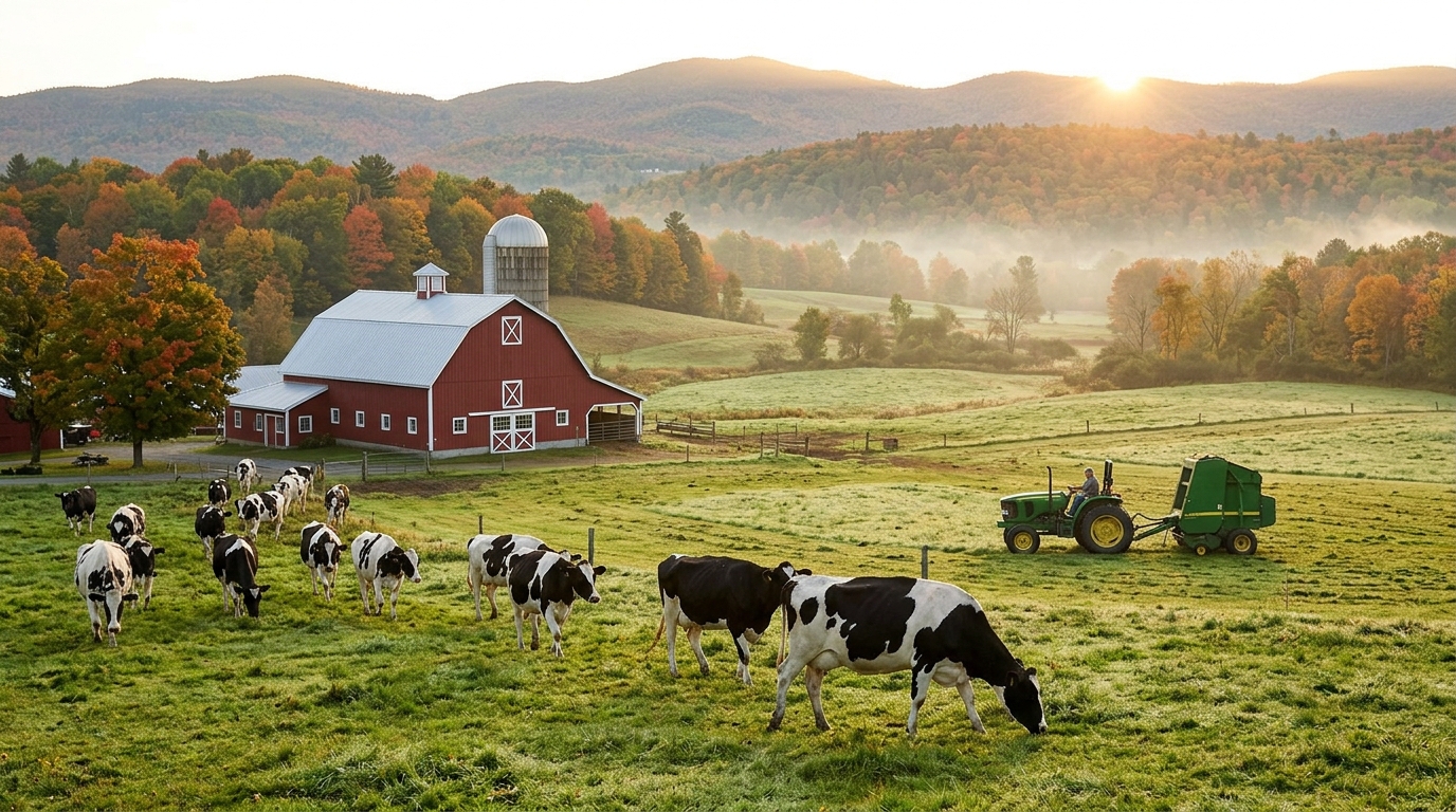 Farm insurance review before harvest and winter in Northern Vermont