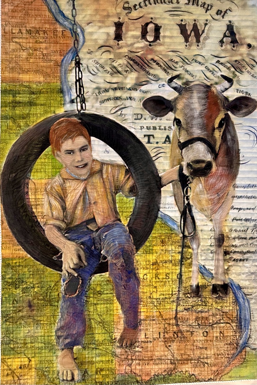 Iowa Quilt by Margaret Abramshe Large
