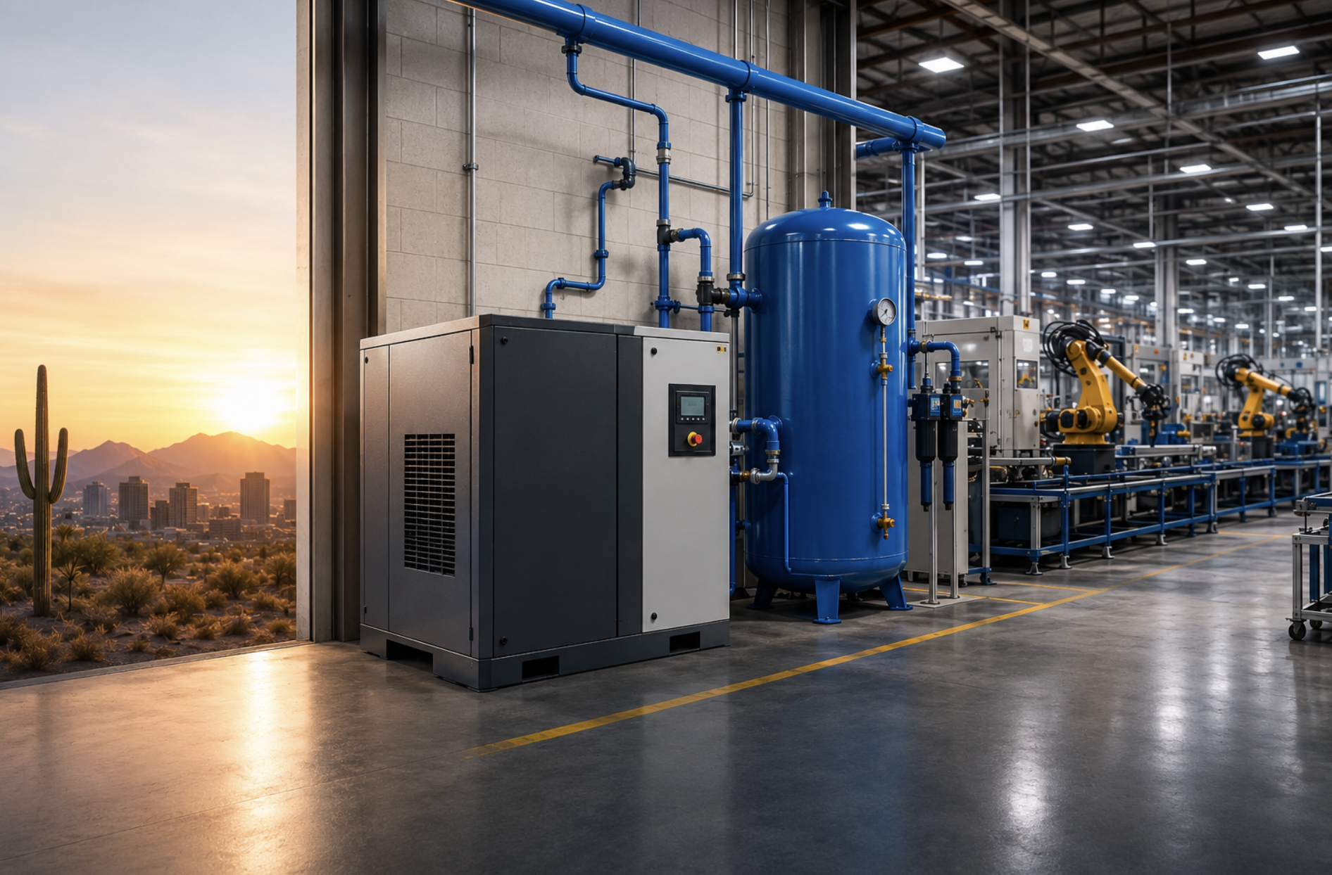 Adapting Your Compressed Air System When Your Arizona Facility Changes