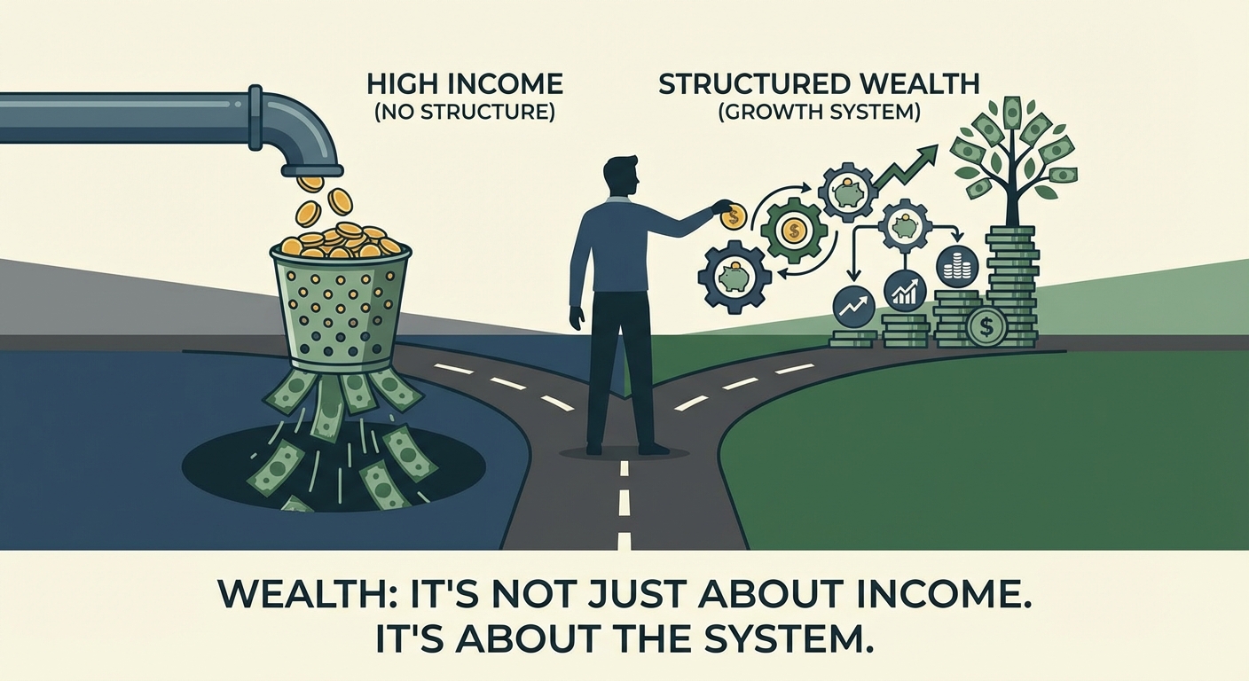 Income Isn't the Same as Wealth