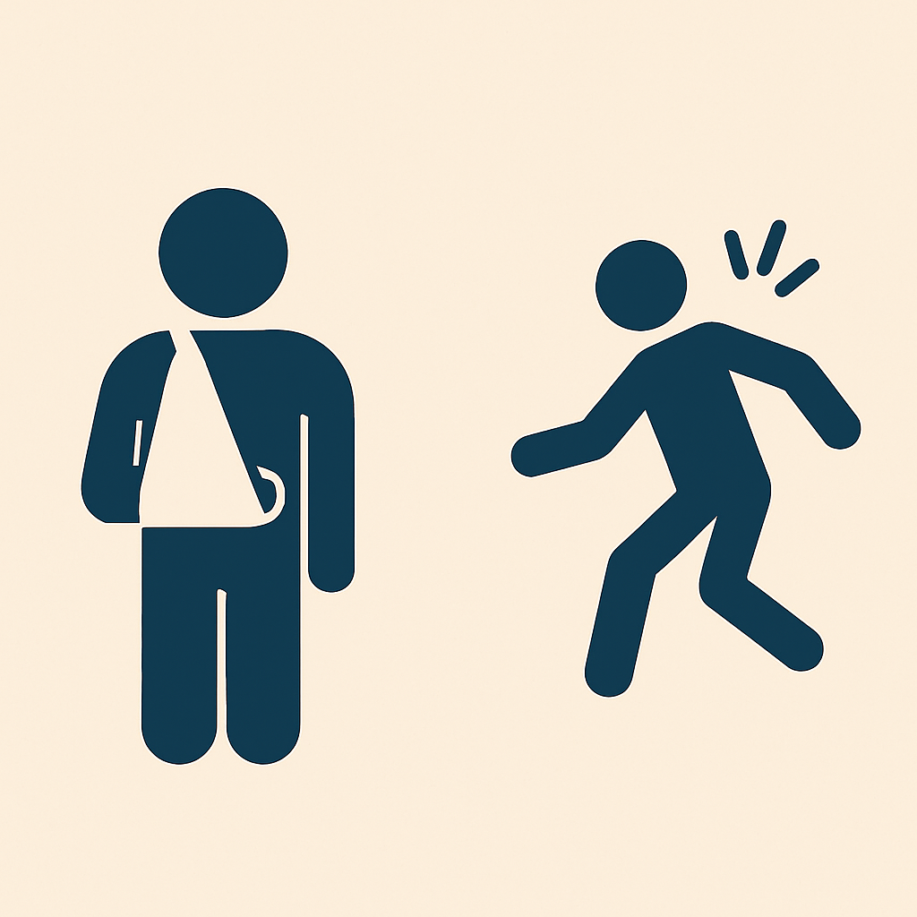 ¿Te lesionaste en el trabajo o sufriste una lesión por la negligencia de otra persona?