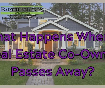 What Happens When a Real Estate Co-Owner Passes Away?