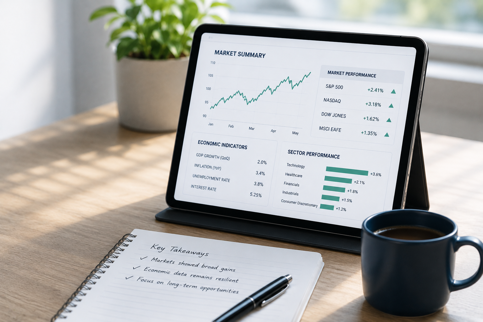 Weekly Update: Quiet growth and a cooling job market