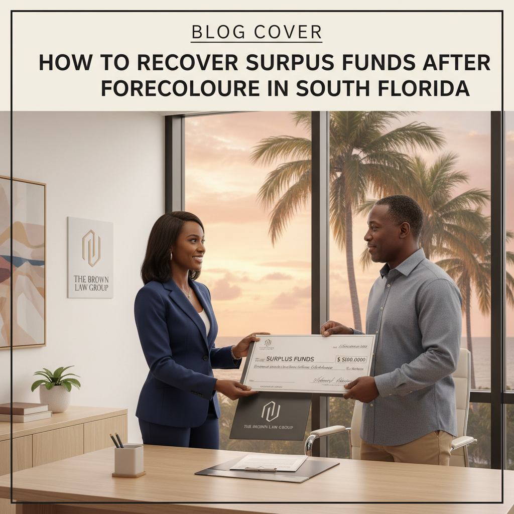 If you’re asking, “Can I get money back after foreclosure in South Florida?” the answer may be yes—and many people are unaware of it. Across Miami-Dade, Broward, and Palm Beach County, foreclosure...