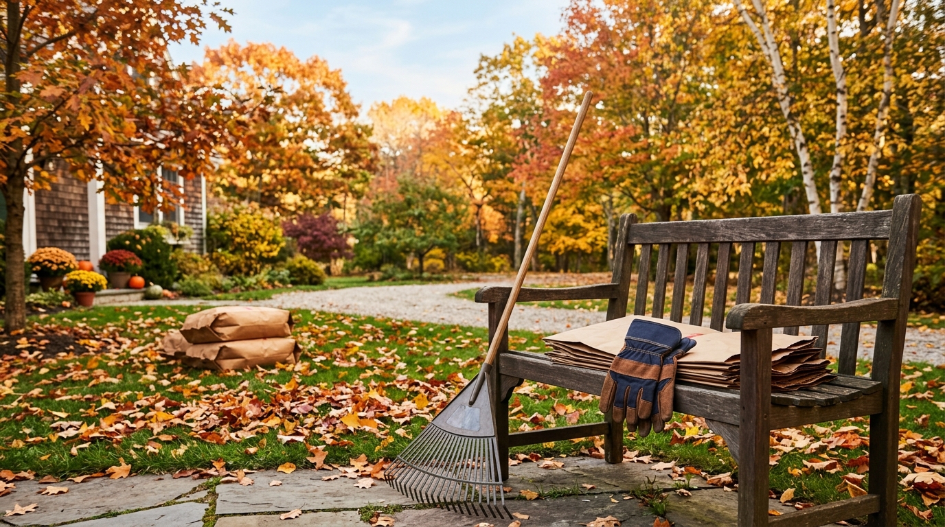 Raking Leaves Without Back Pain: Fall Yard Work Tips from a Charlotte Chiropractor