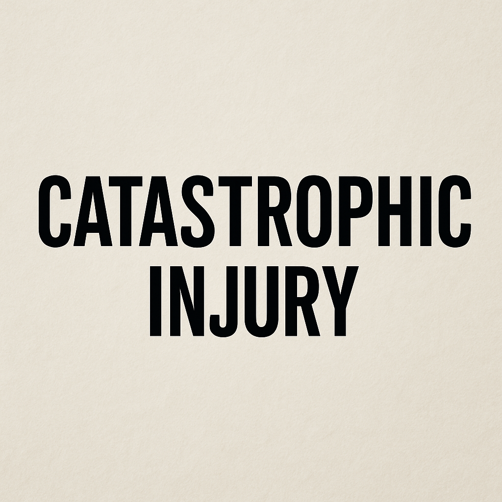 What Makes an Injury ‘Catastrophic’ — And Why It Matters for Your Case