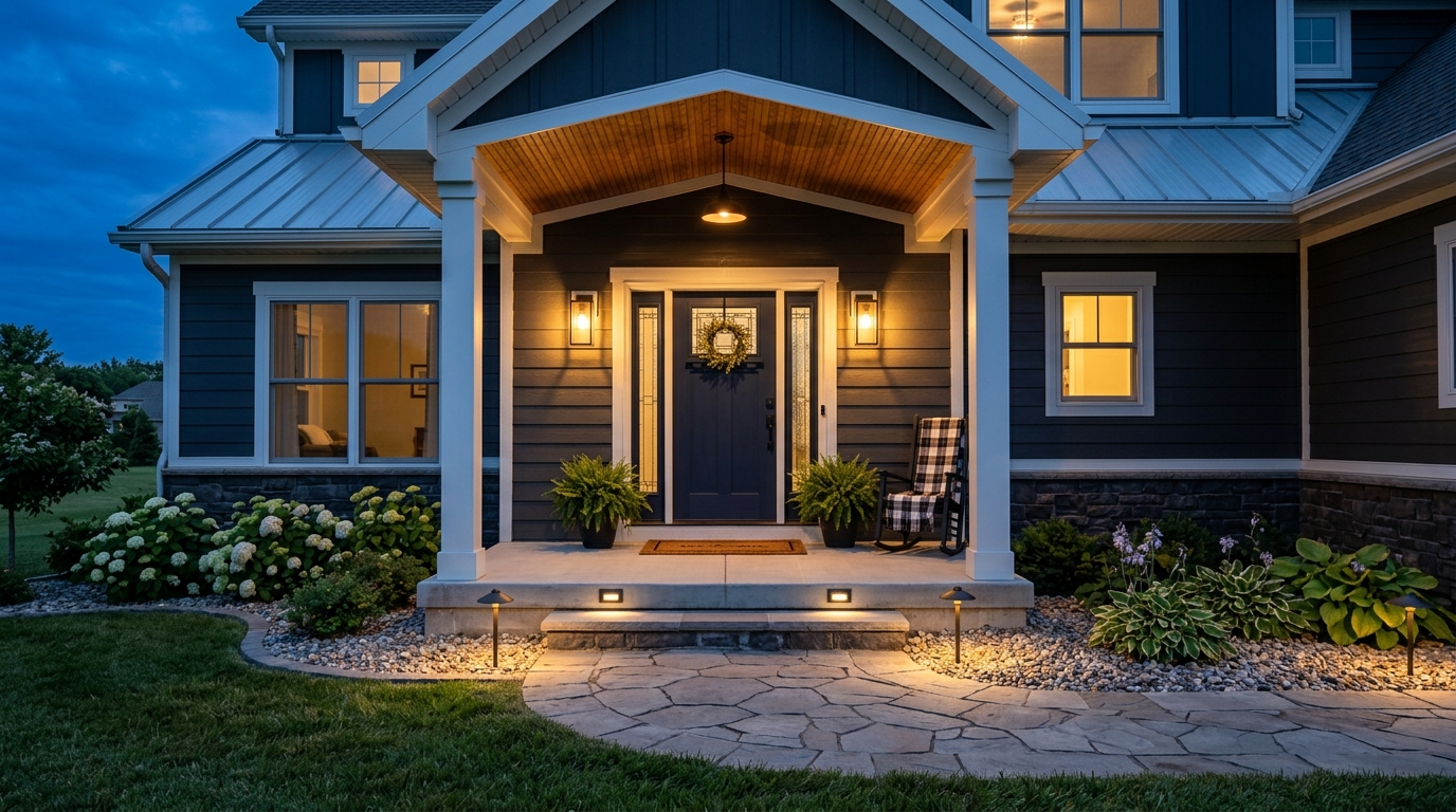 Exterior Lighting for Wichita’s Shorter Fall and Winter Days