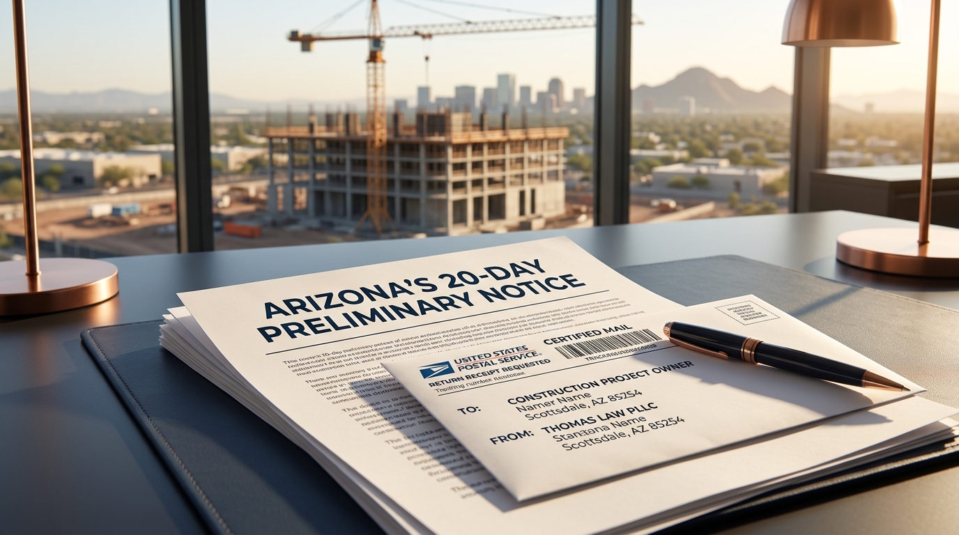 Arizona's 20-Day Preliminary Notice: What It Is and Why It Matters