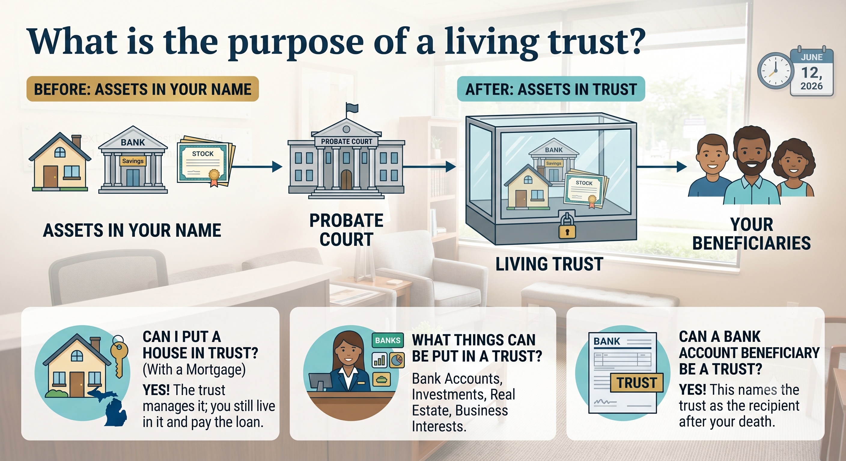 What is the purpose of a living trust Estate Planning Attorney Pascaris Law PLLC Wills Trust Lawyer