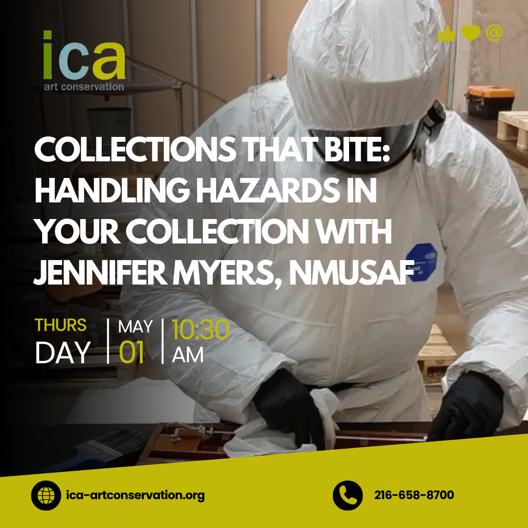 Collections that Bite: Handling Hazards in Your Collection with Jennifer Myers, NMUSAF
