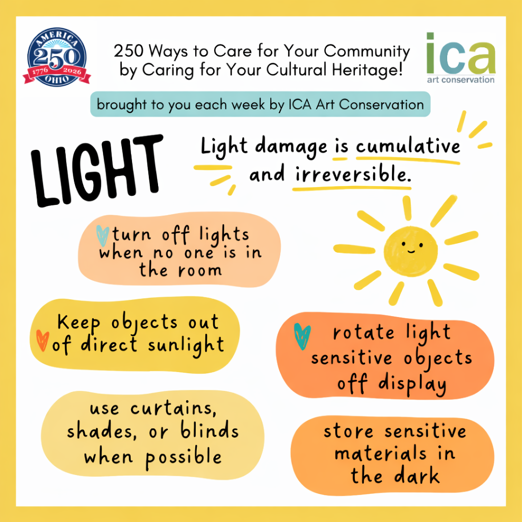 Caring for Collections in America’s 250th Year: Simple Ways to Reduce Everyday Risk
