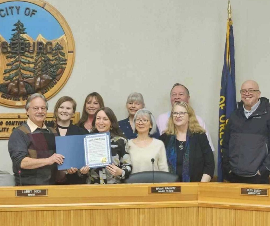 Mayor Larry Rich Issues a Proclamation recognizing April as National Child Abuse Prevention Month