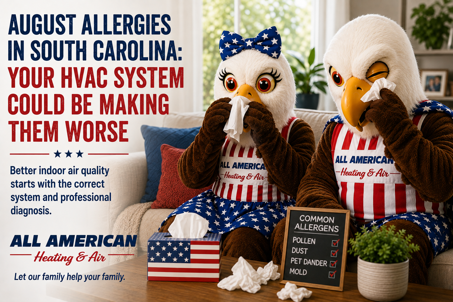 Why Late-Summer Allergies Are So Tough in South Carolina, and How Your HVAC System Can Help