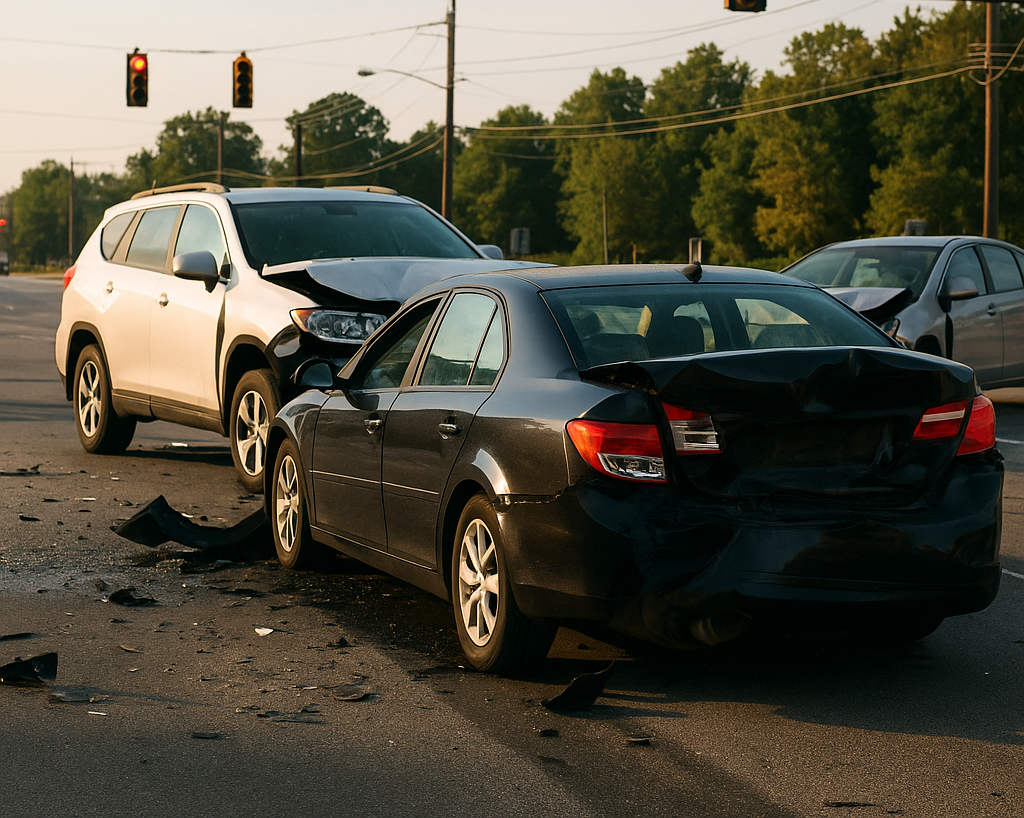 Who is Liable in a Multi-Vehicle Crash in North Carolina?